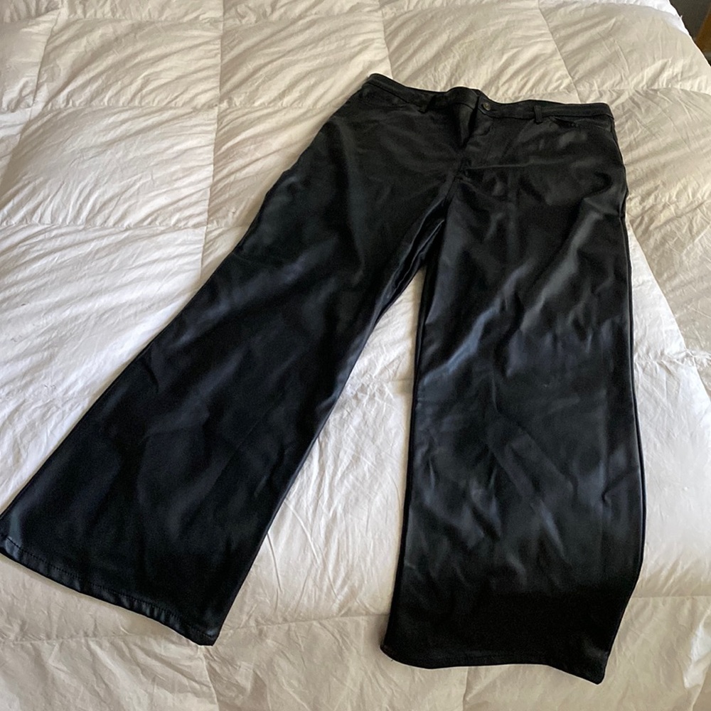 boohoo faux leather pants US Size 16